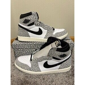 Size 16M - Jordan 1 Retro OG High White Cement